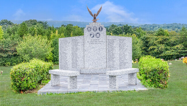 Veterans section at Chattanooga Funeral Home, Crematory & Florist-North Chapel and Hamilton Memorial Gardens