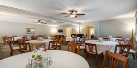 Reception room at John M. Taylor Funeral Home