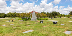 Cemetery grounds at Bailey Memorial