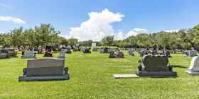 Cemetery grounds at Earthman Memory Gardens Cemetery