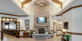 Lobby at Vogler Funeral & Cremations at Forsyth Memorial Park