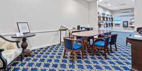 Arrangement room at M.J. Smith Sons