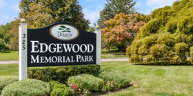 Signage at Edgewood Memorial Park