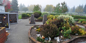 Cremation garden at Fraserview Crematorium – Cemetery Niches