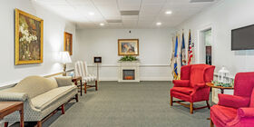 Sitting area at Collins-McKee-Stone Funeral Home