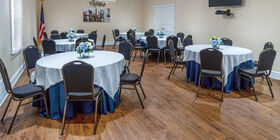 Celebration of Life venue for services, gatherings and receptions at Claude R. Boyd–Spencer Funeral Home