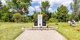 Veterans sections at Lincoln Cemetery