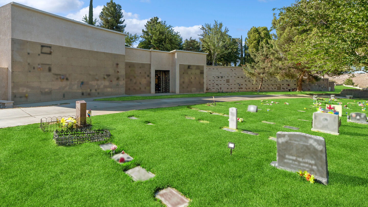 Cemetery grounds at Victor Valley Mortuary & Victor Valley Memorial Park and Mortuary