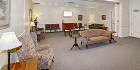 Visitation room at Moore Bowen Road Funeral Home