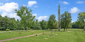 Cemetery grounds at Hillcrest Gardens Cemetery