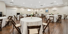 Celebration of life venue for services, gatherings and receptions at Brookside Funeral Home - Champions