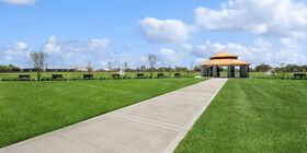 Cemetery grounds at Forest Park Southwest Cemetery