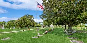 Cemetery grounds at Coble Funeral & Cremation Service at Greenlawn Memorial Park