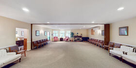 Visitation room at Fillmore & Whitman Funeral Home