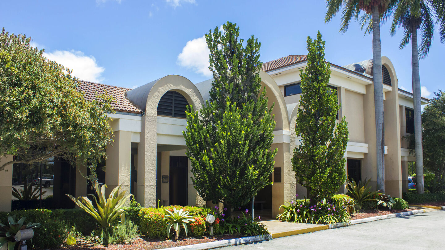 Front exterior at Caballero Rivero Woodlawn South