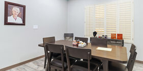 Arrangement room at Miller Jones Mortuary and Crematory