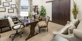 Arrangement room at Dopkins Reedley Funeral Chapel