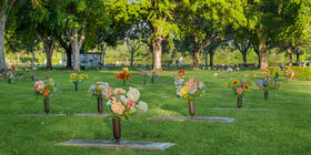Cemetery grounds at Caballero Rivero Palms Woodlawn