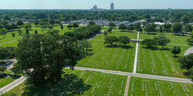 Cemetery grounds at Rosewood-Kellum Funeral Home & Rosewood Memorial Park