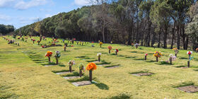 Cemetery grounds at Laurel Land Funeral Home & Memorial Park