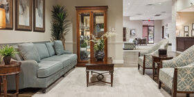 Lobby at Earthman Resthaven Funeral Home and Cemetery