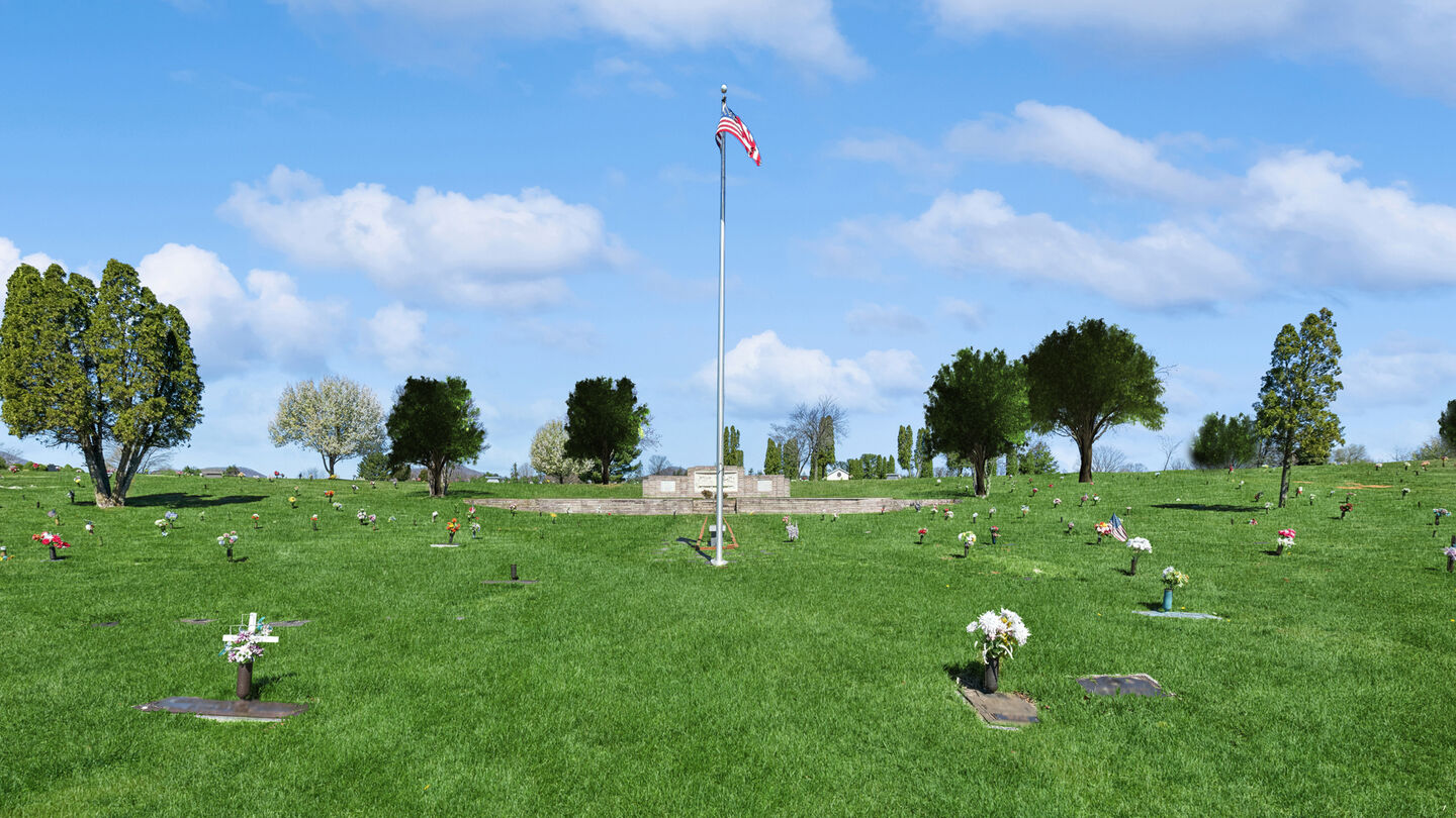 Cemetery grounds at Blue Ridge Funeral Home & Blue Ridge Memorial Gardens