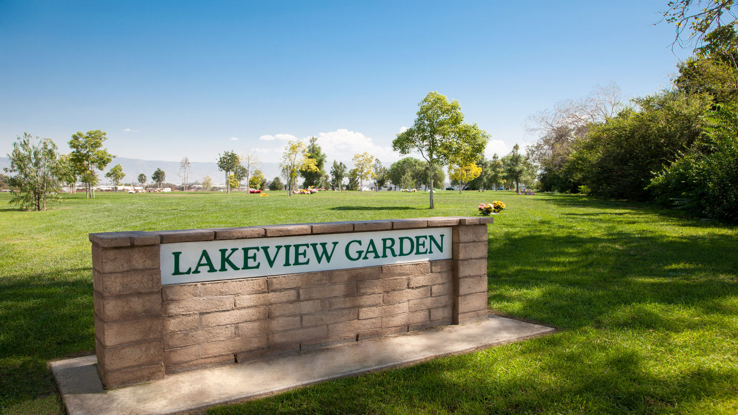 Signage at Green Acres Memorial Park