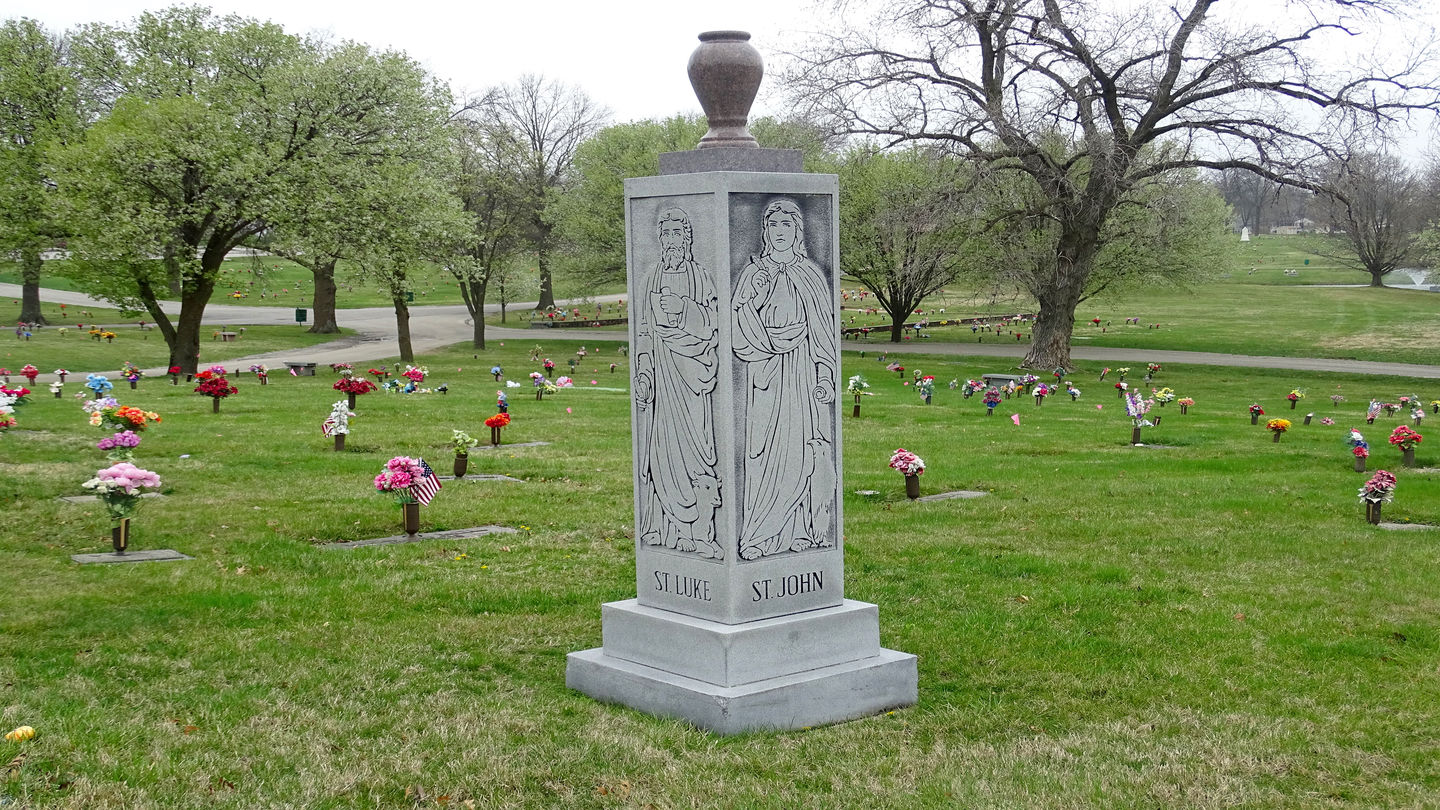 St. John and St. Luke are featured at Chapel Hill Memorial Gardens