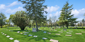 Cemetery Grounds at Irving Park Cemetery