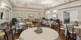 Celebration of life venue for services, gatherings and receptions at Valhalla-Gaerdner-Holten Funeral Home & Valhalla Gardens