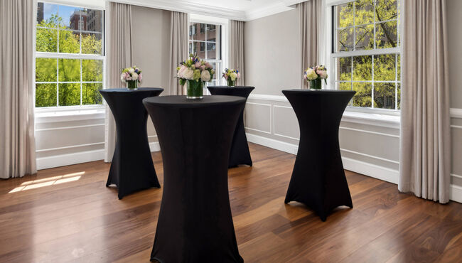 Waiting/sitting area inside a funeral home.