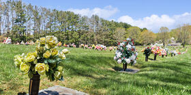 Cemetery grounds at Greenhills Memory Gardens