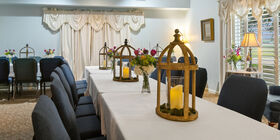 Celebration of life venue for services, gatherings and receptions at Richardson-Colonial Funeral Home