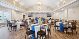 Celebration of life venue for services, gatherings and receptions at Hardage-Giddens Funeral Home