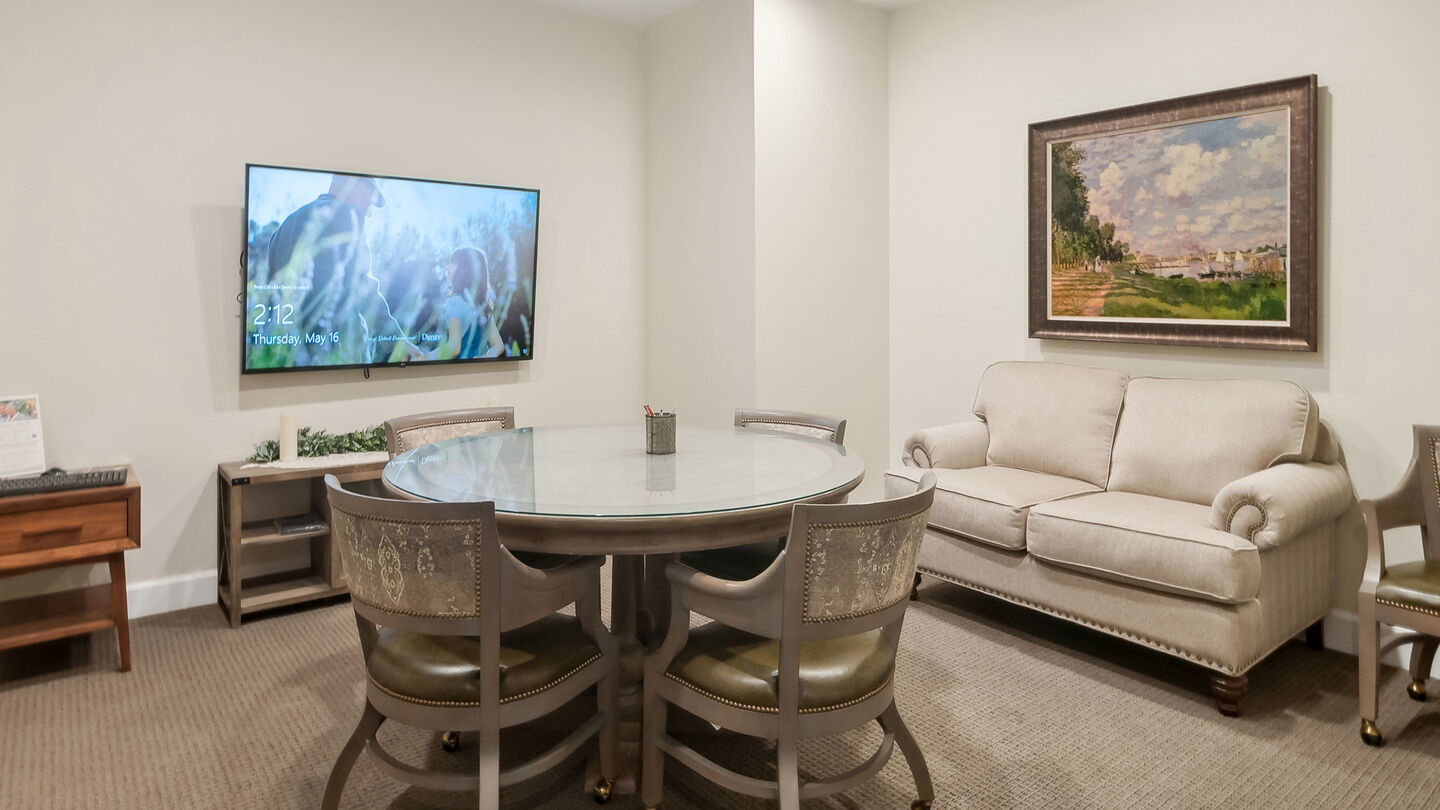 Arrangement room at Valley View Memorial Park and Funeral Home
