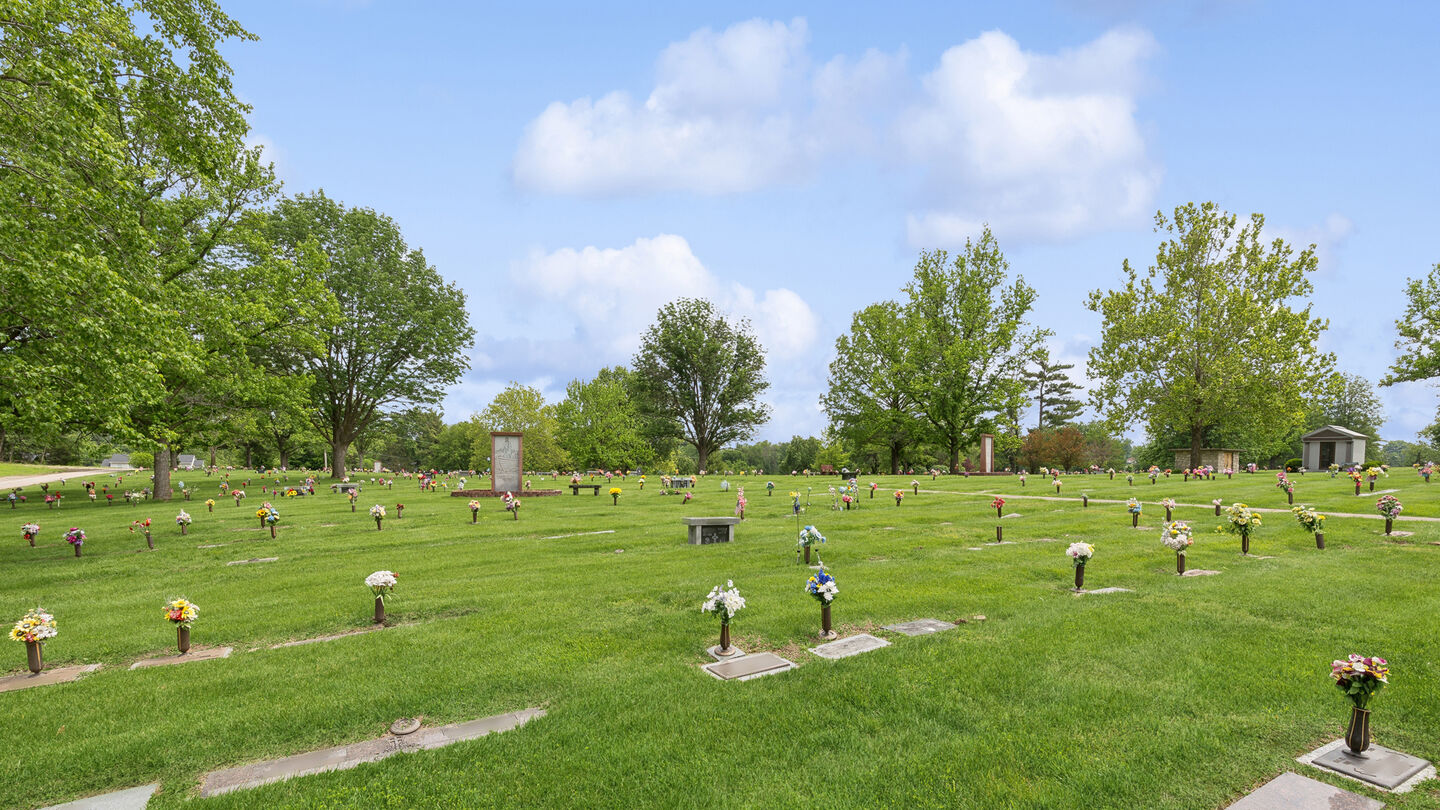 Cemetery grounds at Memorial Funeral Home, Crematory & Memorial Park Cemetery/Columbia
