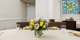 Celebration of life venue for services, gatherings and receptions at Teague Funeral Service