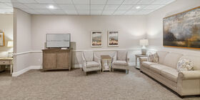 Sitting area at Family Funeral Care