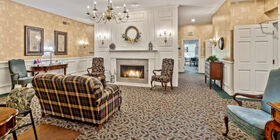 Sitting area at Hockemeyer & Miller Funeral Home