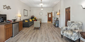 Cafe area at Advantage Funeral & Cremation Services – Highland Park