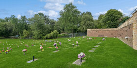 Cemetery grounds at Pleasant Valley Memorial Park
