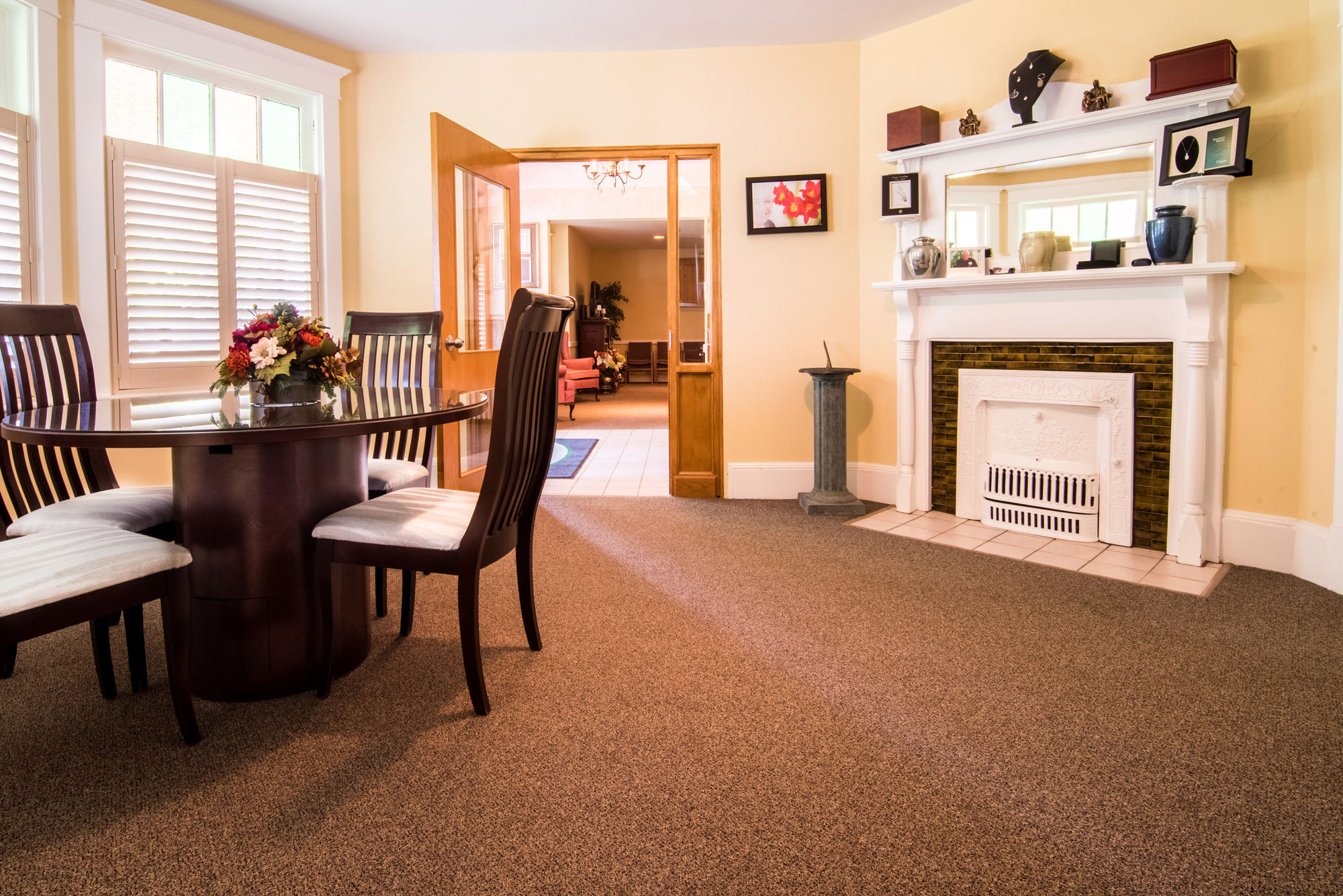 Service room at Fillmore & Whitman Funeral Home