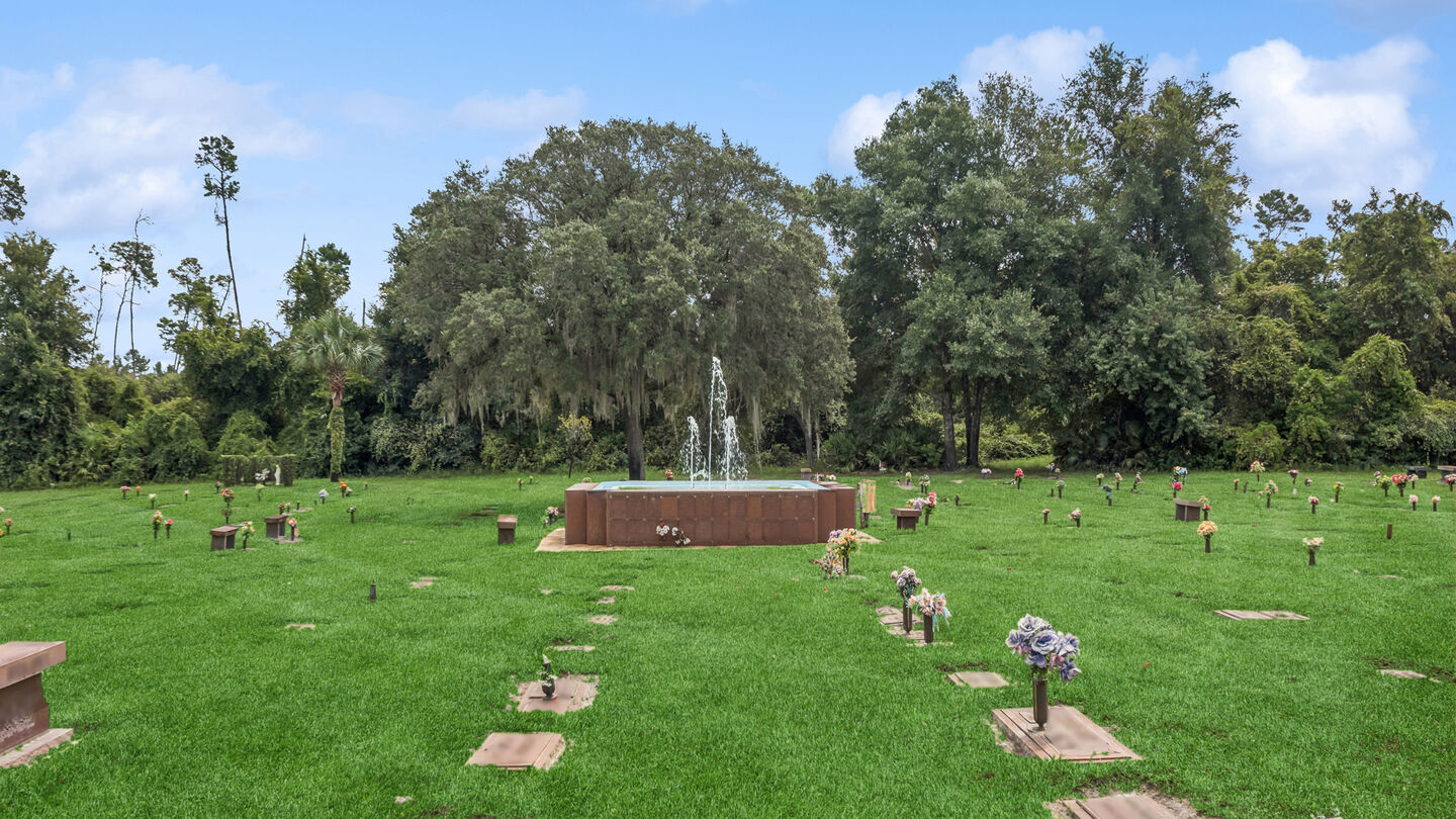 Cemetery grounds at Deltona Memorial Funeral Home & Gardens