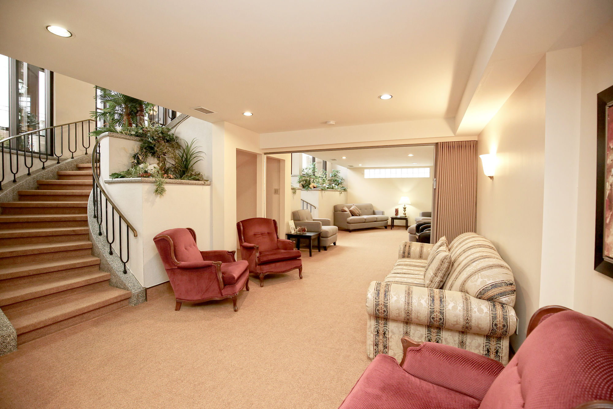 Sitting area at Needham Funeral Service