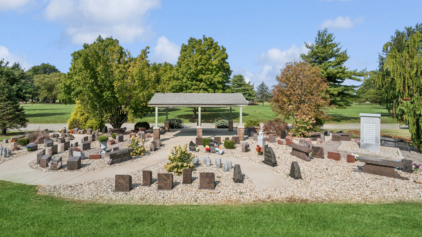 Cremation garden at Lake View Funeral Home & Memorial Gardens