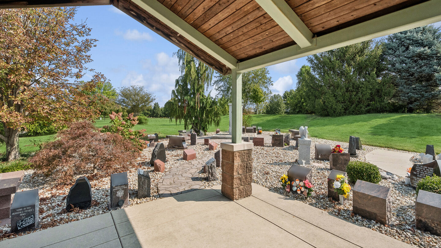 Cremation garden at Lake View Funeral Home & Memorial Gardens