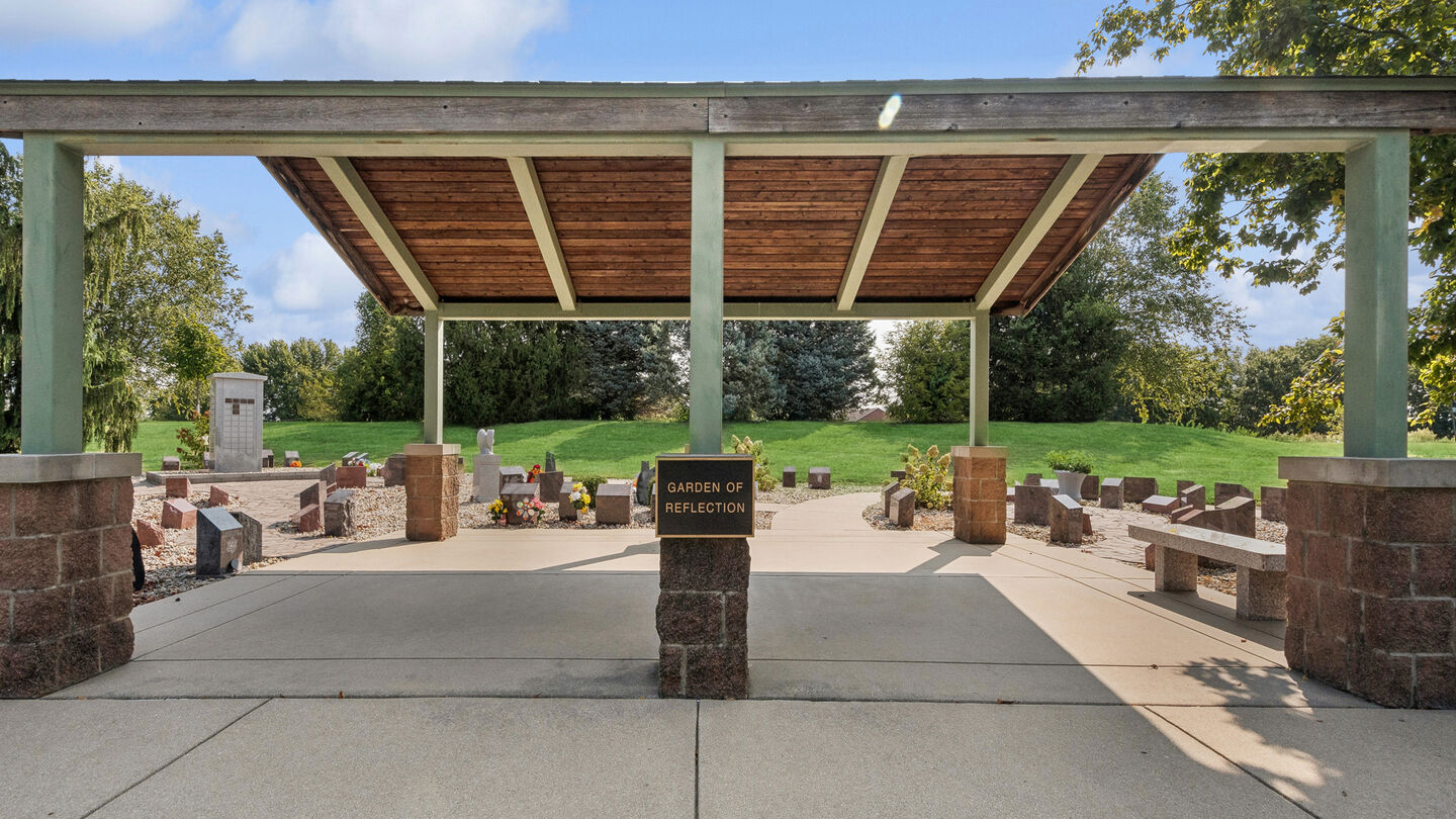 Cremation garden at Lake View Funeral Home & Memorial Gardens