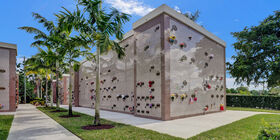 Mausoleum at Fred Hunter's Hollywood Memorial Gardens North