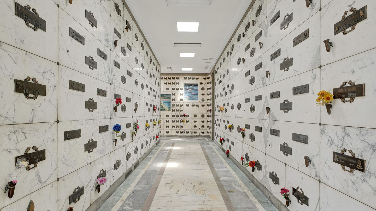 Mausoleum at Fred Hunter's Hollywood Memorial Gardens