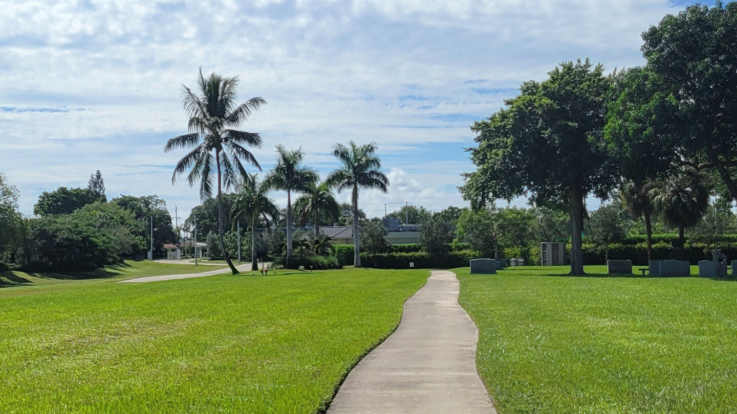 Cemetery grounds at Caballero Rivero Fairway Memorial Gardens and Funeral Home